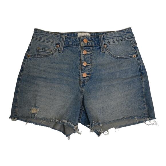 Universal Thread Womens 2/26R Vintage Midi Jean Shorts - Picture 1 of 10